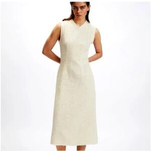 Zara Cream Midi Dress